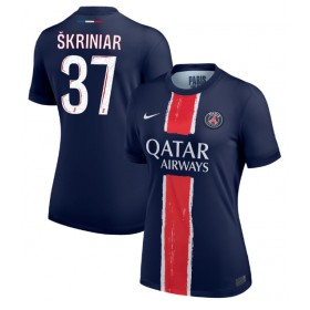 Paris Saint-Germain Milan Skriniar #37 Hjemme skjorte til dame 2024-25 Kortermet